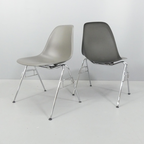 2043 - CHARLES EAMES - A set of six Vitra DSS dining chairs, with maker's label and moulded maker's marks. ... 