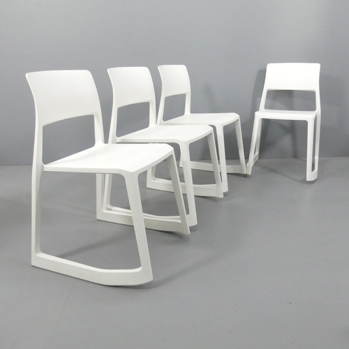 2048 - A set of four Vitra Tip Ton chairs by Edward Barber and Jay Osgerby with moulded maker's marks. Curr... 