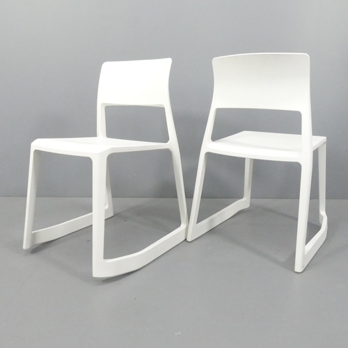 2048 - A set of four Vitra Tip Ton chairs by Edward Barber and Jay Osgerby with moulded maker's marks. Curr... 