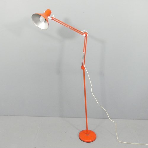 2053 - HCF DENMARK - A 1970s anglepoise floor lamp.