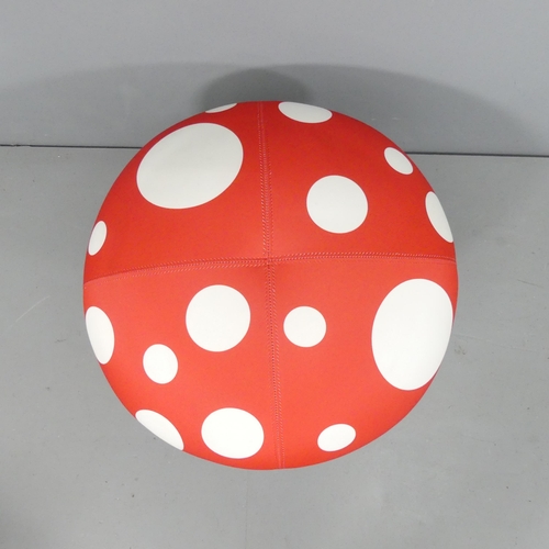 2054 - A Boss Design Group Magic stool in the form of a toadstool mushroom, with maker's labels to original... 