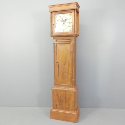 2266 - THOMAS HOLMES, CHEADLE - An antique mahogany cased 30 hour longase clock, with 12