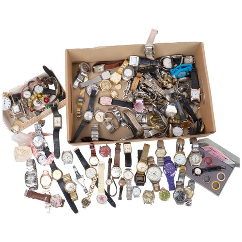 1003 - A quantity of wristwatches and pocket watches, including Seiko, Citizen quartz, etc