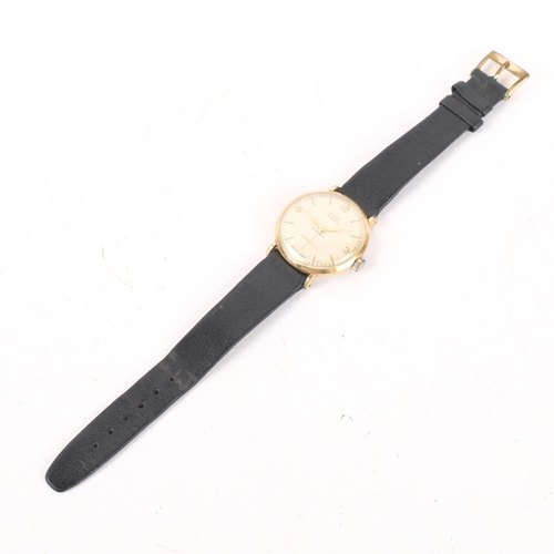 1070 - BAUME - a gold plated stainless steel bimatic mechanical wristwatch, case no. 4354, not currently wo... 