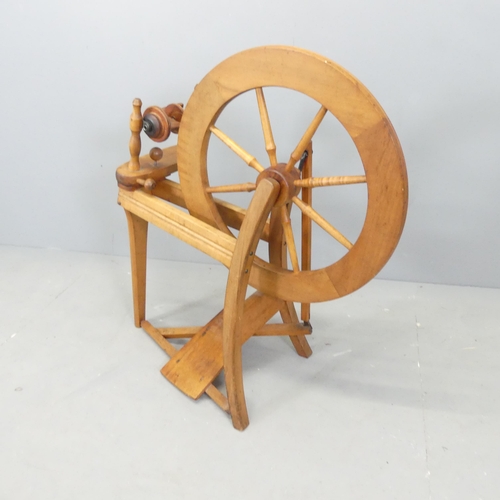 2572 - Ashford of New Zealand - a traditional teak spinning wheel.