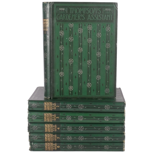 740 - Thompsons Gardener's Assistant, volumes 1-6, these are the revised and entirely remodelled editions ... 