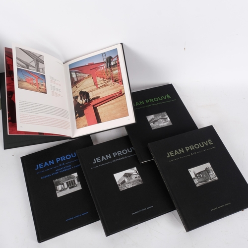 743 - A set of 5 books, The Architecture of Jean Prouve, by Galeri Patrick Seguin, in steel slip case, RRP... 