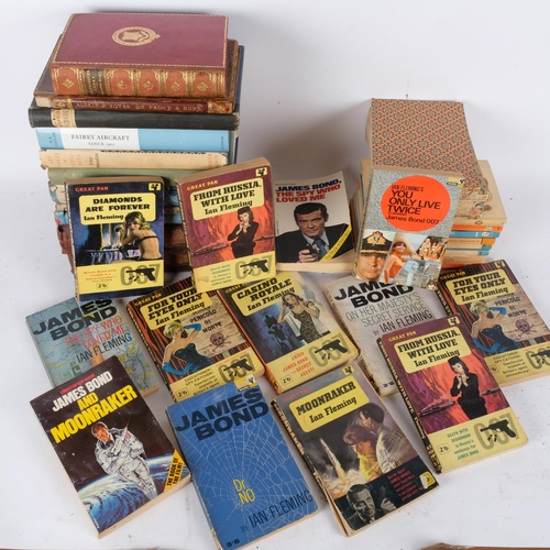 750 - A group of 13 James Bond paperback books, both by Ian Fleming and Christopher Wood, a selection of P... 