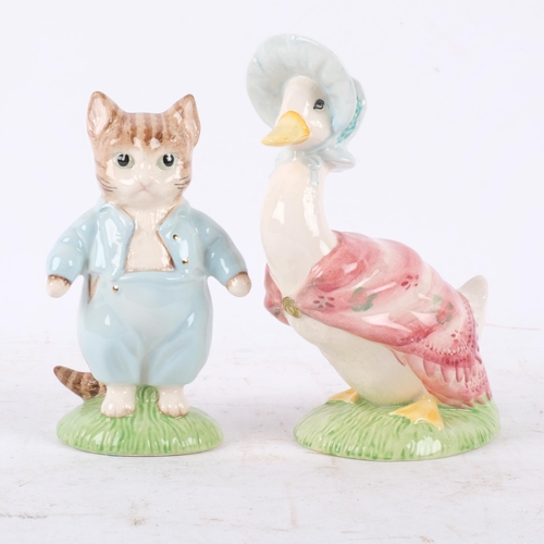 893 - ROYAL DOULTON BESWICK WARE - a limited edition Beatrix Potter Jemima Puddle-Duck figure, no. 1168 of... 