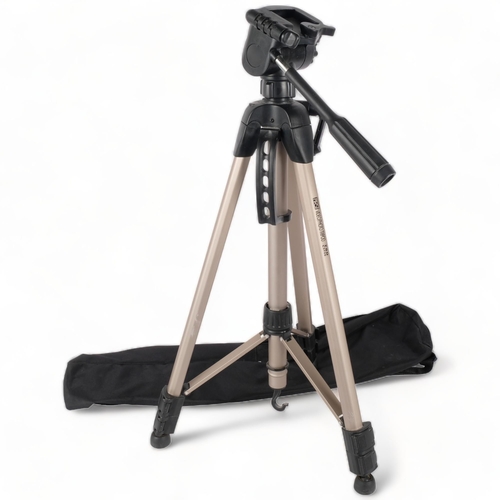 235 - A First video/photo tripod, model T50/C3750, in original packaging with associated carry case