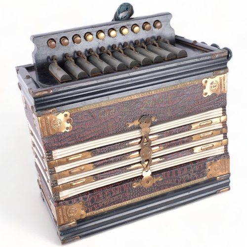 245 - An Vintage German accordion, by Geer-Ludwig