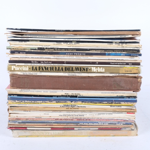 249 - A quantity of vinyl LPs, including such artists as The Beatles (Help!, A Hard Day's Night, Beatles F... 