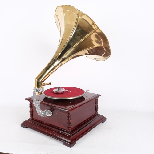 253 - A reproduction Victrola Talking Machine Company gramophone