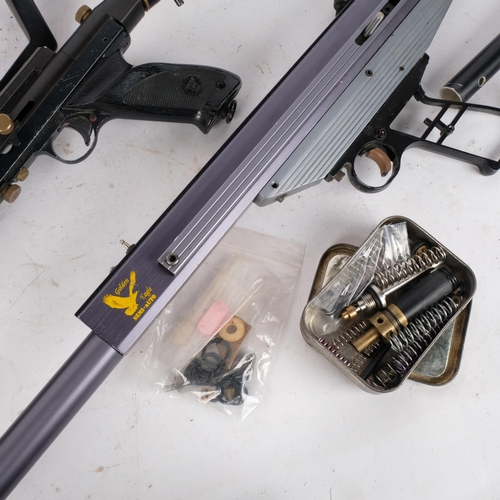 263 - A Golden Eagle semi-auto paintball gun, and a micro-CA2 paintball gun, with associated accessories e... 