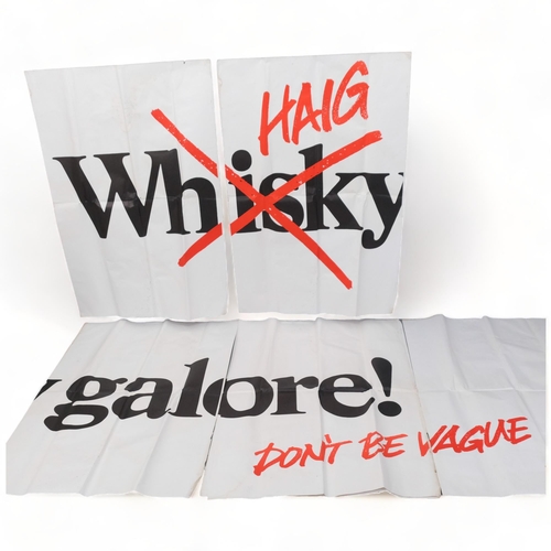 272 - A large Haig Whiskey poster, poster comes in approx 16 pieces, each piece measures 100cm x 150cm