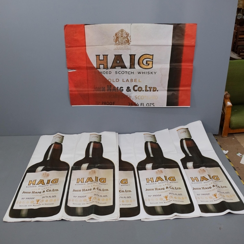 272 - A large Haig Whiskey poster, poster comes in approx 16 pieces, each piece measures 100cm x 150cm