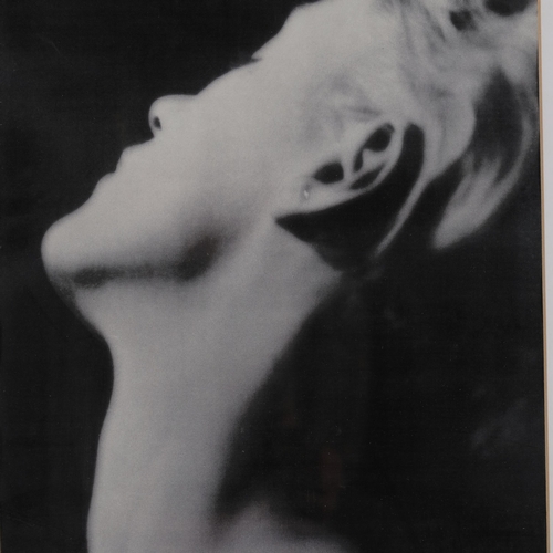 457 - Man Ray, by Lee Miller, neck study, framed, 41cm x 41cm overall