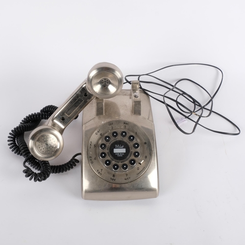 602 - A Vintage Dreyfus 500 chrome desk phone