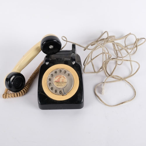 603 - A Vintage GPO 746 rotary dial telephone