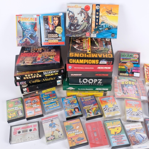 620 - A quantity of Vintage Commodore computer console cassette games, in original packaging, including su... 