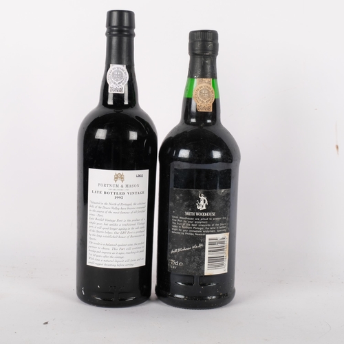 680 - Smith Woodhouse 1990 late bottled Vintage Port, and a Fortnum & Mason 1995 Port