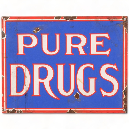 705 - A reproduction enamel sign 