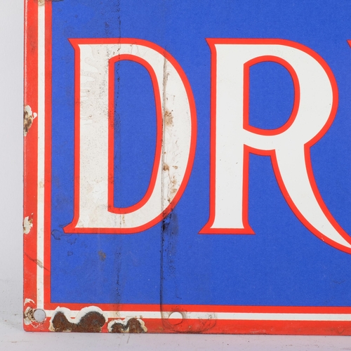 705 - A reproduction enamel sign 