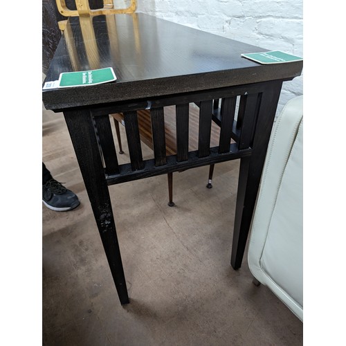 2030 - WILLIAM YEOWARD - A contemporary ebonised Lennox console table. 153x69x36cm