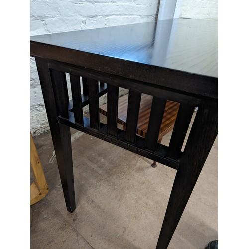 2030 - WILLIAM YEOWARD - A contemporary ebonised Lennox console table. 153x69x36cm