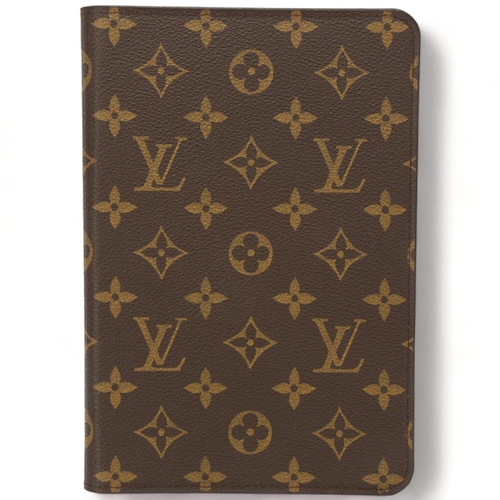 123 - **WITHDRAWN**A Louis Vuitton iPad cover, logo textile cover and leather lining, 3 card holder slots ... 