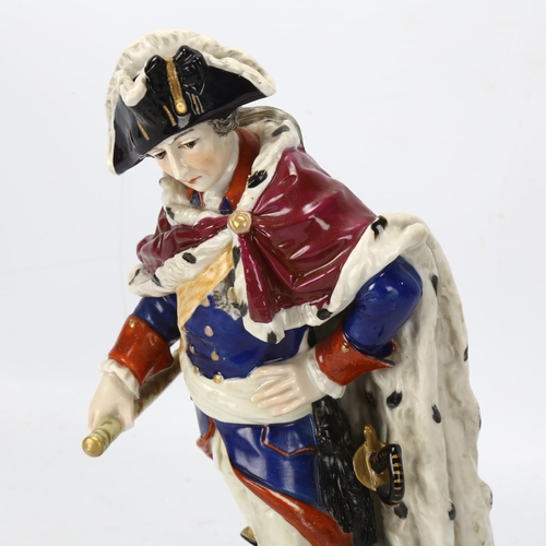 145 - 19th century Volkstedt porcelain figure of a General, height 23cm