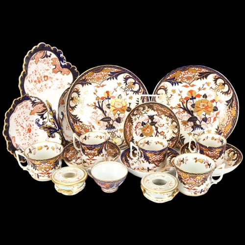 182 - A quantity of Crown Derby Imari pattern china