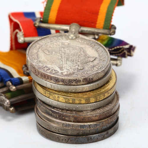 272 - A South African family medal group, Boer War Queens Medal and Kings S.Africa medal to SAPr/2nd Coprl... 