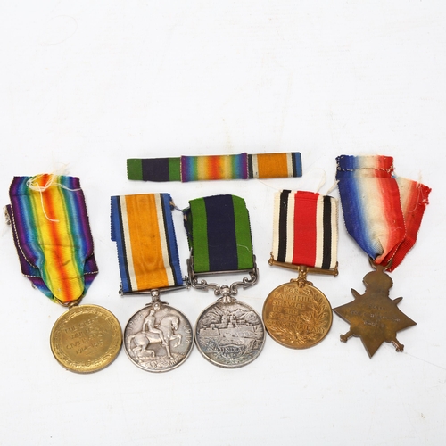 273 - First World War Victory and War medals to 14830 Pte EE Hipperson, Norfolk Regiment, a 1919-21 Indian... 