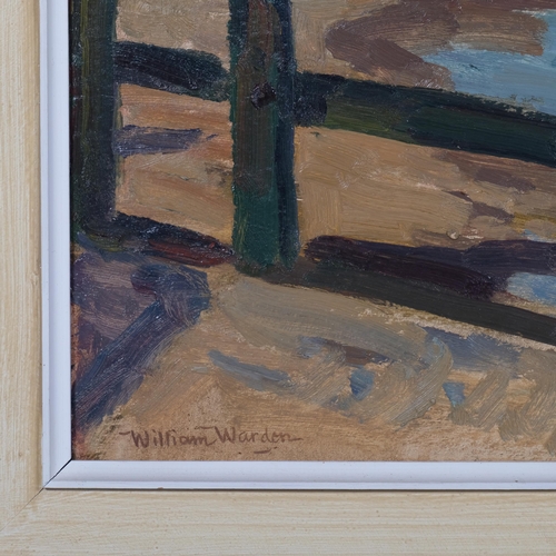 520 - William Warden RBA (1908 - 1982), Winchelsea beach, oil on board, signed, 41cm x 51cm, framed, prove... 