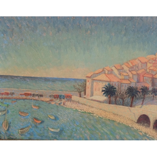 592 - Ellen De Streuve, Mediterranean morning, oil on canvas, 36cm x 46cm, framed