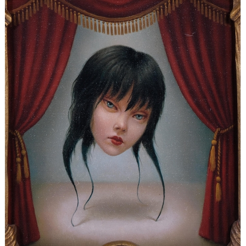 626 - Marion Peck (born 1963), the mysterious Miss Wu, print on archival canvas, published by Porterhouse ... 