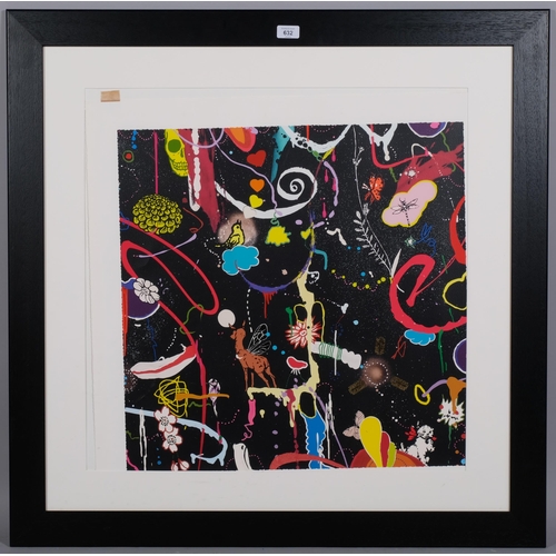 632 - Dan Baldwin, thunderclap dawn, limited edition, giclee print with silk screen finish and gold leaf o... 