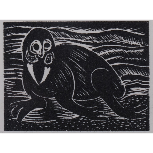 644 - Enid Marx (1902-1998), limited edition wood engraving on paper, A Walrus’s delicacy is Sea-Urchin, f... 