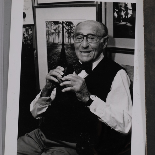 658 - Gordon Parks (1912 - 2006), portrait of the composer Aaron Copland, silver gelatine print circa 1980... 