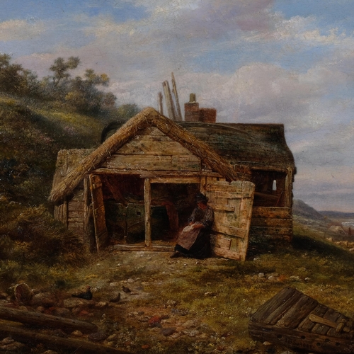 659 - J B Surgey (active 1851 - 1883), the house that Jack built, oil on wood panel, signed with further i... 