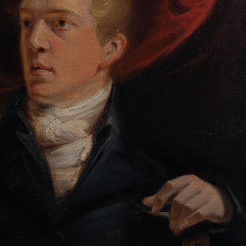 675 - 19th century portrait of a gentleman holding a book 