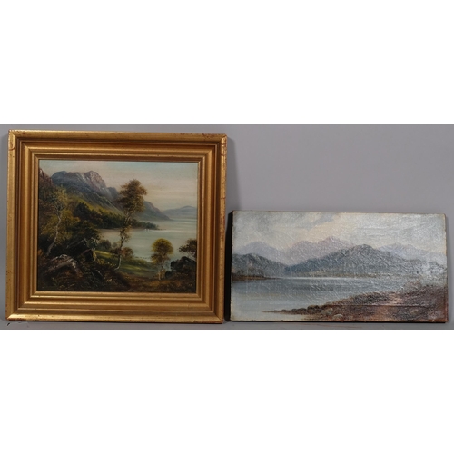 693 - 4 various 19th century oil paintings (4)