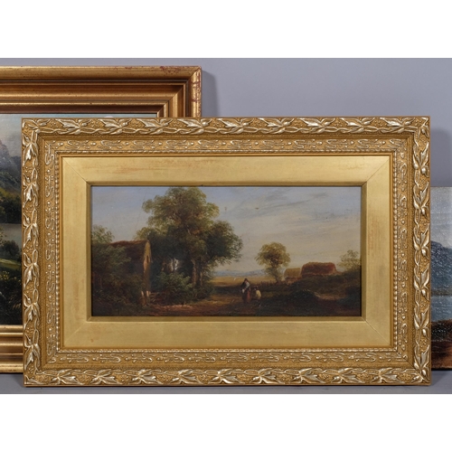 693 - 4 various 19th century oil paintings (4)