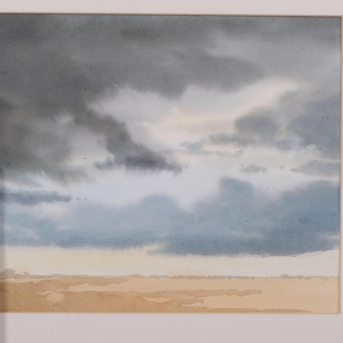 704 - Gary Power (born 1965), skies, 3 watercolours, 1 signed, 24cm x 33cm, framed (3)