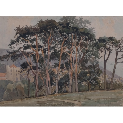 792 - Edward Leslie Badham, view of Hastings, signed and dated 1935, 26cm x 36cm, framed