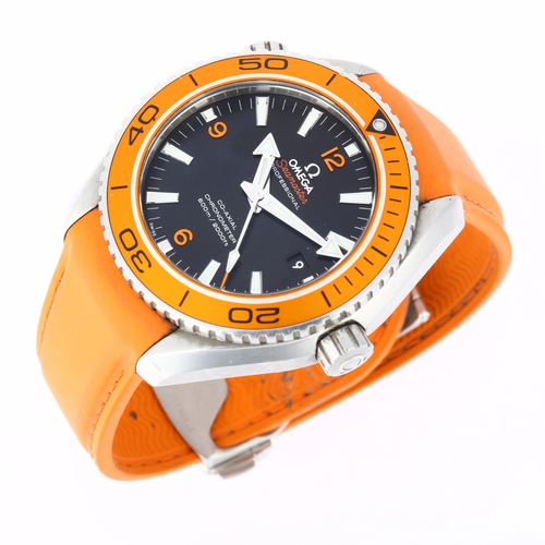1015 - OMEGA - a stainless steel Seamaster Planet Ocean 600M Professional automatic calendar wristwatch, re... 