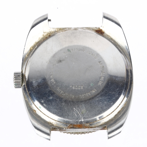 1018 - AVIA - a stainless steel Marino Skin Diver automatic calendar wristwatch head, ref. 15033, circa 196... 