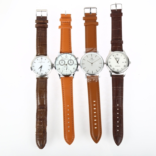 1073 - 4 modern quartz wristwatches, including Eriksen and Vigor Rigger, not currently working (4)