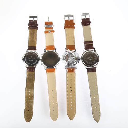 1073 - 4 modern quartz wristwatches, including Eriksen and Vigor Rigger, not currently working (4)